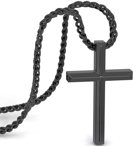 SERASAR Premium Halsband Herr [Trust] | Rostfritt 316L kirurgiskt stål | Vattentät | Solid kedja | Säkert lås | Tre färger | Smyckeskrin ingår