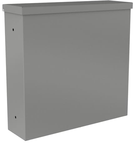 KNOBLOCH Zaunbriefkasten Beverly, 10 Liter, Mailbox (Grau)