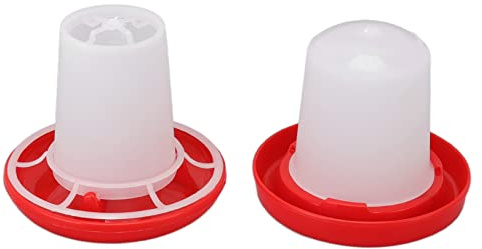 Bnineteenteam Vattenmatare för Kycklingar, Automatisk Fjäderfämatare i Plast med ärmdesign för Enkel åtkomst Av Kycklingar och Ankungar