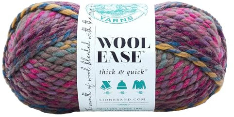 Lion Brand Yarn 640-611 Wool-Ease Thick & Quick, Astroland, Blend, 1 Pack