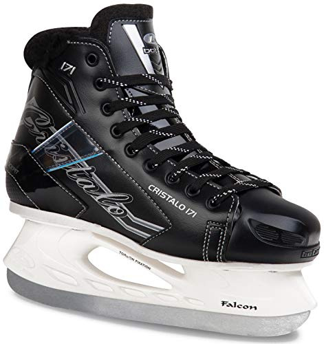 Botas - CRISTALO 171 - Women's Ice Skates | Made in Europe (Czech Republic) | Color: Black, Women's 5.5