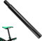AFASOES Fahrrad Sattelstütze Kerzensattelstütze 25,4 x 300 mm MTB Sattelstange Fahrrad Sattelrohr Schwarz Fahrradsattelstangen Eisenmaterial Sattelstütze für Mountainbike Rennrad Cityrad Trekkingrad