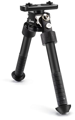 Zeadio Kippbare Schwenkbare Zweibein für M-Rail System, 6 bis 9 Zoll