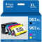 963XL Multipack Patronen Kompatibel Ersatz für HP 963 HP 963XL für HP OfficeJet Pro 9010 patronen,HP OfficeJet Pro 9012 9022 9013 9014 9015 9016 9019 9020 9025 (4er-Pack,Schwarz Cyan Gelb Magenta)