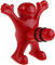 Red Novelty Creative Bottle Stopper Corkscrew Bottle Opener Happy Man Tools, Stopper, Barware Wine Stoppers and Pourers for Home and Kitchen
