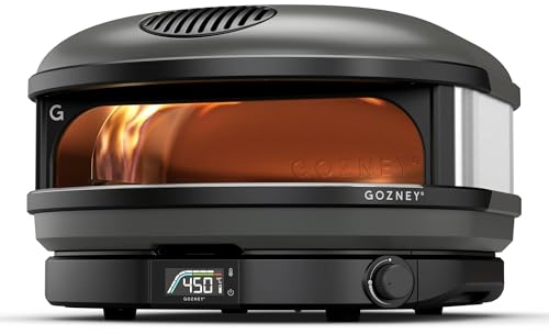 Gozney Arc XL Propane Outdoor Pizza Oven, Heats up to 950F - Off Black | Make 16 Pizza in 60 Seconds, Precision Control Lateral-Flame, Digital Display, Removeable 0.8 Stone Floor