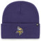 '47 NFL Minnesota Vikings Unisex Cuff Knit, Beanie, Team Logo, Farbe Lila