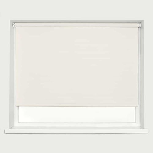 Blackout Roller Blind Natural 240cm 210cm Drop