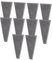 Holibanna Ergonomic Design Axe Fixing Wedge 10pcs Carbon Steel Wedge Nails Hammer Axe Wedge Tool for Repairing Securing Nails
