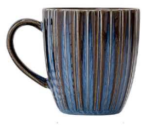 FülleMore Keramik Kaffeetasse mit Großem Henkel Teetasse Kaffeebecher Bürotasse Trinkbecher Geschenk Keramiktasse für Heißgetränke,Kaffee,Tee,Milch,Kakao (Farbverlauf-Blau)