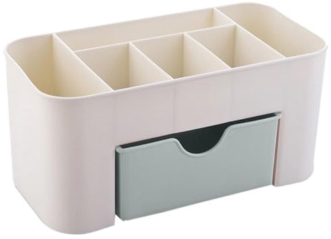 Organisateur de rangement de maquillage - boîte de tiroir cosmétique, support de maquillage de vanité | Affichage de rangement de rouge à lèvres et de bijoux, plateau de soins de la peau avec comparti