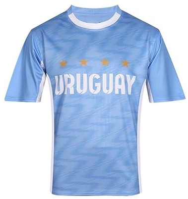 2026 12 lag National retrofotbollströja Sydnordamerika Fan Sports Wear Fotbollströja(Uruguay,XXL)