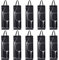 10 bolsas para botellas, bolsas de regalo para vino, prosecco y champán 40 x 12 x 9 cm - copas de plata
