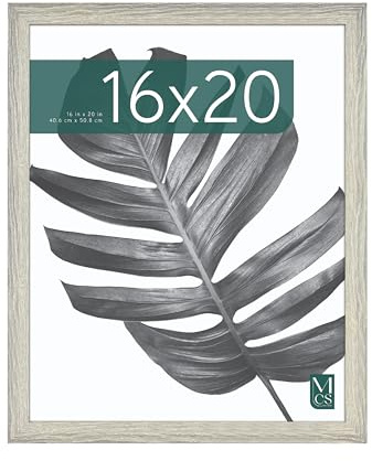 MCS Studio Gallery Frame, Gray Woodgrain, 16 x 20 in, Single