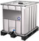 1000L IBC-Container, Wassertank, Regentonne - Kunststoffpalette
