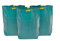 Kordis Reusable Garden Waste Bags- Pack Of 3 Sacks. Heavy Duty Stand Up Garden Bags With Drawstring Handles. Large Waterproof Foldable Bag For Garden Waste & Rubbish- 85L Capacity, Green.
