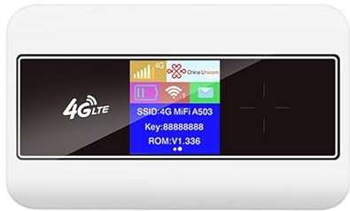 HOSAYA MF904 Bärbar WiFi 4G SIM-kort Router 10 WiFi-användare Färg LCD-skärm 4G LTE WiFi-modem med Inbyggt Batteri Höghastighet Resa Hotspot Mini Router Olåst 4G Mifi