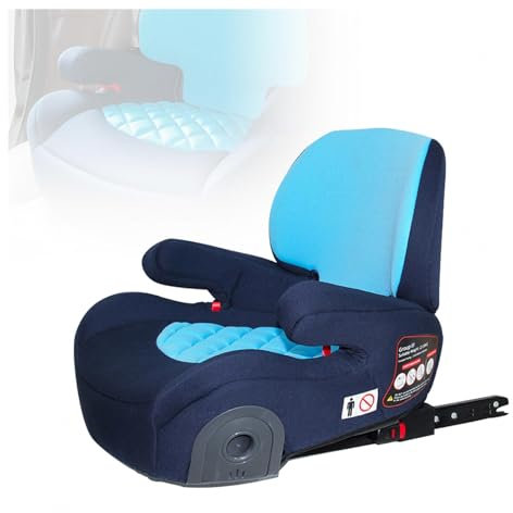 Wizvox Sitzerhöhung, 3-12 Jahren,15-36 kg,mit Isofix Sitzerhöhung Auto Kinder Ab 15 kg Abnehmbare Rückenlehne Sitzschale für Kinder,B