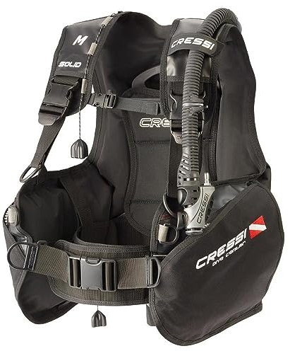 Cressi Solid Dive Center Edition Tauchjackets Gute Tarierung, Schwarz, XS