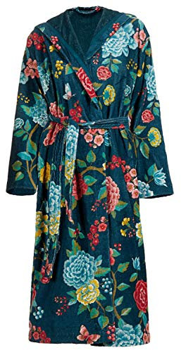 PiP Studio Bademantel Good Evening | blau - XXL