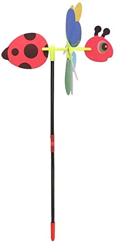 GIVBRO Girandola Windmill Decorazioni Party Garden Ruota Vento Piccione Uccelli Scarer Deter Moles, 1 Pc Colore Casuale