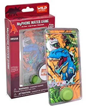 Wild Republic MyPhone Dinosaurier, Kinder-Telefon, Wassertelefon-Spiel, Spielhandy, Reisespielzeug, Spiele für die Autofahrt, großartig, um viele Stunden eigenständig zu spielen