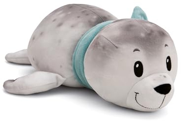 NICI Kuscheltier Seehund Bente 34cm grau - Stofftier aus weichem Plüsch, niedliches Plüschtier zum Kuscheln und Spielen, für Kinder & Erwachsene, tolle Geschenkidee - 61287