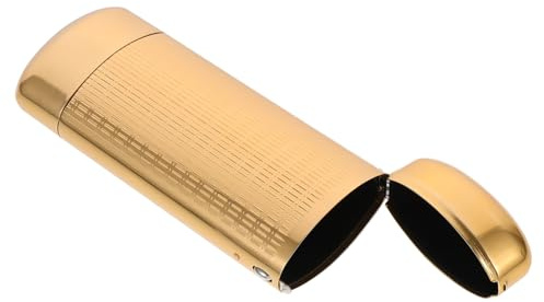 TOGEVAL Custodia Rigido Occhiali Oro Leggera Alluminio in Antiurto per e Portaocchiali Portatile per Occhiali da Sole e Vista