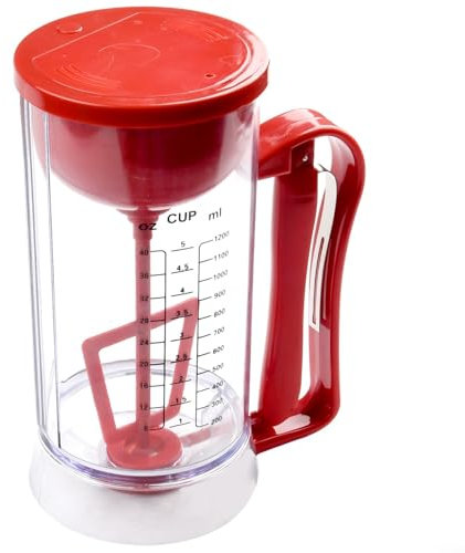 Capacità trasparente 1 2L Dispenser elettrico pastella rendere deliziosi dolci facilmente con questo dispositivo di miscelazione automatico