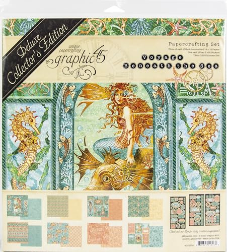 Graphic 45 Naturaleza, 12 x 12 Bloc de Papel, Multicolor