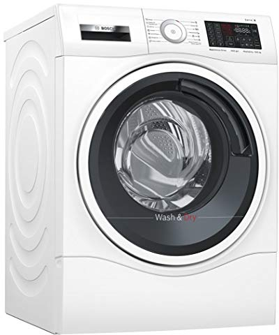 Bosch Serie 6 WDU28540IT lavasciuga Caricamento frontale Libera installazione Nero, Bianco A
