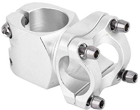 Fahrrad Vorbau, Fahrradlenker Fixed Stem Radfahren Mountainbike Short Lenker Vorbau für die meisten Fahrrad,(Silber)