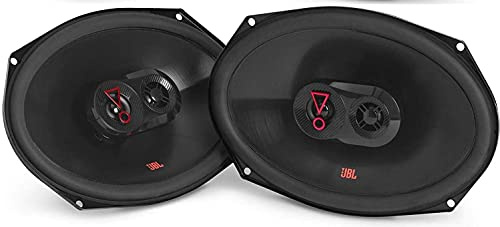 JBL Pair of Stage3 9637F 6 X 9 Three-Way Car Audio Speaker No Grill Bundle