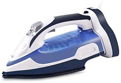 ksamwjf Plancha de Vapor 2000W vaporizador de Ropa Profesional Temperatura Variable y Control de Vapor, Suela Antiadherente Plancha de Prensa de función Completa