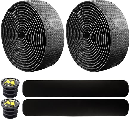 HOTMNTY Lenkerband Rennrad, Cycling Fahrrad Lenkerband, Griffband Rennrad Fahrradlenkerband Klebestreifen Lenkerband, Mountainbike Lenkerband, für Fahrrädern Verwendet, MTB, 3cm x 2m, Schwarz, 1 Set