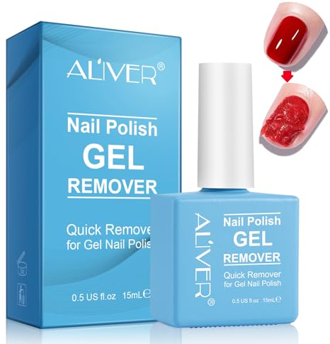 Dissolvant Magique pour Vernis à Ongles, Magic Remove Gel, Enlever Vernis Semi Permanent,élimine le Vernis Gel Soak-Off en 2 à 5 Minutes, 15ml