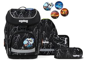 ergobag cubo Set ergonomischer Schulranzen Klassisch 5-teilig 1. Klasse Grundschule AW24/25