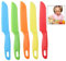 iwobi Couteaux de Cuisine en Plastique,Couteaux à Légumes pour Enfants Fruit, Pain, Gâteau, Couteau à Laitue