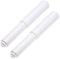 Toilettenpapierhalter, Toilettenpapierrollenhalter aus Kunststoff, Einsatz in Haushalt, Restaurant, WC, Ersatzrolle federbelastet, 2er-Pack