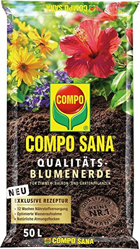 COMPO SANA Qualitäts-Blumenerde, 50 Liter