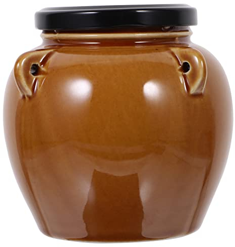 YARNOW 1 Pc Barattolo Di Kimchi in Ceramica Fermentazione Kit Per La Preparazione Di Sottaceti Vasetti Di Decapaggio Contenitori Di Con Coperchi Pentola Di Rum Cina Foca