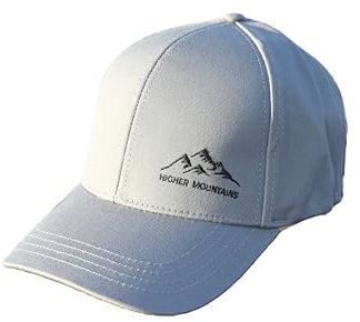 Higher Mountains EMF Protection Hat Cap 5G, 4G, Faraday Clothing (Cotton +Silver, Grey)