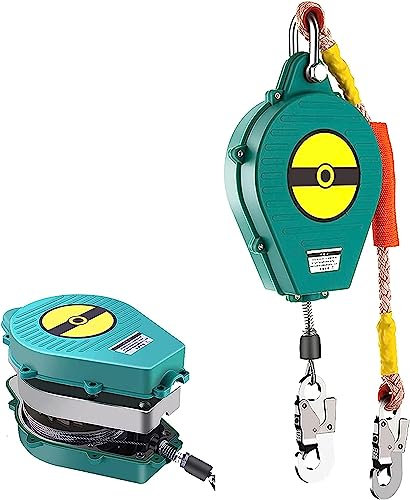 Cordón retráctil de protección contra caídas, línea de vida autorretráctil para seguridad a gran altitud en techos y construcción, equipo de protección personal esencial