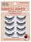 Ardell Naked 421 Lot de 4 paires de faux cils naturels longue durée avec bande invisible pour un mélange parfait