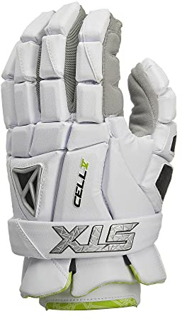 STX Lacrosse Cell V Gloves, Pair, White Small