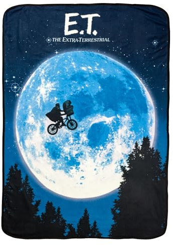 Silver Buffalo ET The Extra-Terrestrial, Fleece Throw Blanket, 45x60in