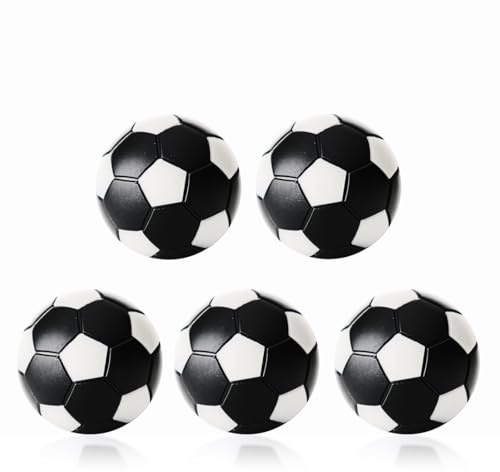 Robertson Winspeed - Juego de 5 pelotas de futbolín (35 mm, no destiñen, resistentes a la abrasión y duraderas, para futbolín y futbolín)