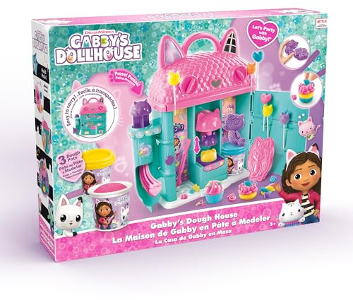 Canal Toys - La Maison de Gabby en Pâte à Modeler pour Enfants de 3 Ans+ - Activité Manuelle - Idée Cadeau pour Jouer et Transformer ta Pâte à Modeler dans Les Moule de tes héros préférés - GAB 023