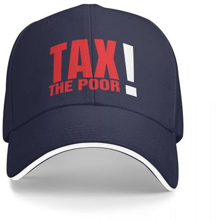COSIUOS Basecap Tax The Poor Baseball Cap Große Größe Hut Militärische Taktische Kappe Damen Hüte 2023 Herren