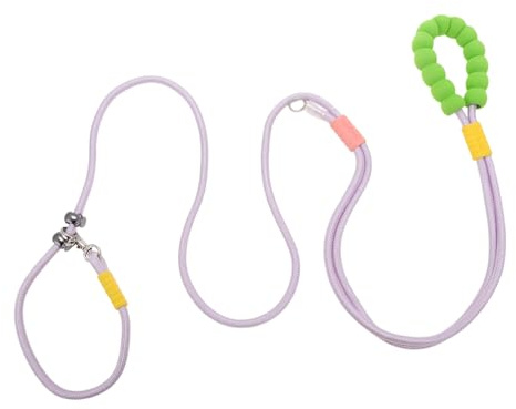 CAPASTEC Laisse pour Chien sans Les Mains, Laisse Ajustable Multifonction À Taille Bandoulière, Laisse Course 2,5M 8,2Ft, Poignée Mousse pour Chien Petite, Moyenne Grande Taille, Violet